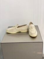 Loro Piana Summer Charms Walk Loafers Beige For Women - FAE5444 2096 - Image 4