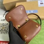 Gucci Blondie Card Case Wallet Shoulder Bag 4.5in/ 12cm Brown Gold Hardware For Women - Image 10