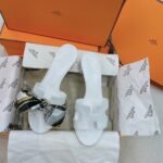 Hermes Oasis Sandal White For Women, Women's Shoes H151215Z - Image 5