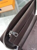 Louis Vuitton Zippy Wallet Vertical Wallet Damier Ebene Canvas For Men, Men's Wallet 7.9cm/20cm LV - Image 4