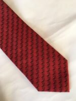 Gucci G Silk Jacquard Tie Red GG Men Tie - Image 6