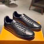 Louis Vuitton Luxembourg Sneaker Black For Men LV 1A8QEB