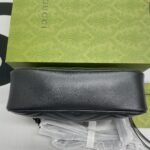 Gucci Marmont Matelasse Shoulder Bag Black - Image 5