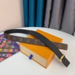 Louis Vuitton LV Initiales Reversible Belt Monogram Canvas, LV Belt - Image 3