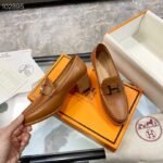 Hermes Dauphine 70 Loafer Brown For Women, Women's Shoes H212091Z - Image 8