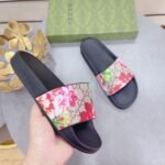 Gucci Women's Slides Bloom Print Red For Women 408508 G2200 8919 - Image 8
