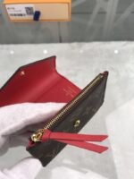 Louis Vuitton Victorine Wallet In Monogram Canvas Red For Women, Women's Wallet 12cm LV M41938 - Image 8