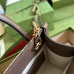 Gucci Jumbo GG Mini Tote Bag Camel And Ebony 699406 UKMDG 2570 - Image 4