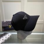 Prada Drill Baseball Cap Black Prada Cap - Image 2