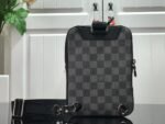 Louis Vuitton Damier Graphite 3D Amazon Sling Bag Grey 21 cm/ 8.3 in - Image 4