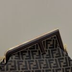 Fendi First Large Brown Canvas 12.6in/32cm 8BP129 - Image 3