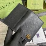 Gucci GG Marmont Card Case Black with Gold Toned Hardware 4.5in/11cm GG 547075 DJ20T 1000 - Image 3