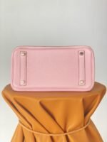 Hermes Birkin Nata Togo Leather Pink For Women Silver Toned Hardware 10in/25cm - Image 6