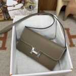 Hermes Constance Long Togo Wallet Brown, Silver Toned Hardware Bag For Women, Women's Handbags, Shoulder Bags 8.1in/21cm - Image 3