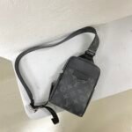 Louis Vuitton Outdoor Slingbag Taigarama Noir Black M30741 - Image 5