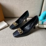 Louis Vuitton Women's Rotary Pump Black For Women LV 1AAE24 - Image 6
