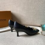 Louis Vuitton Women's Rotary Pump Black For Women LV 1AAE24 - Image 4