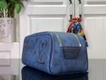 Louis Vuitton Dopp Kit Blue For Men 28cm/ 11 in - Image 3