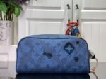 Louis Vuitton Dopp Kit Blue For Men 28cm/ 11 in - Image 4