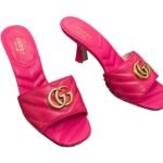 Gucci Double G Slide Sandal Pink For Women 674839 BKO00 5752