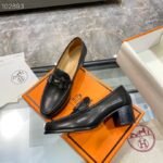 Hermes Dauphine 70 Loafer Black For Women, Women's Shoes H212091Z 02350 - Image 3