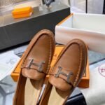 Hermes Dauphine 70 Loafer Brown For Women, Women's Shoes H212091Z - Image 7