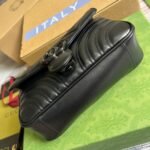 Gucci Marmont Matelasse Mini Bag Black - Image 4