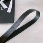 Chanel Belt With Double C Buckle Black Women Belt - Image 2