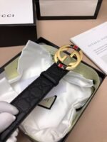 Gucci Signature Belt Black 370543 CWC1G 1000 - Image 7