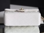 Chanel Flap Bag Mini Crossbody 7.8in/ 20cm White Gold Hardware For Women - Image 10