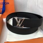 Louis Vuitton Initiales Reversible LV Belt with Silver Hardware LV Belt - Image 4