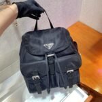 Prada Small Re-Nylon Backpack Black 1BZ677_RV44_F0002_V_OOO - Image 4