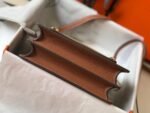 Hermes Mini Evercolor Sac Roulis 19 Brown For Women, Women's Handbags, Shoulder Bags 7.5in/19cm - Image 9