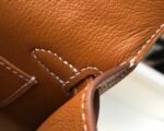 Hermes Mini Kelly 19 Sellier Epsom Brown Bag For Women, Women's Handbags, Shoulder Bags 7.5in/19cm - Image 8