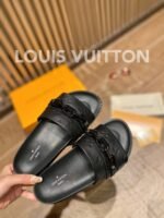 Louis Vuitton LV Sunset Flat Comfort Mule Black For Women LV - Image 2