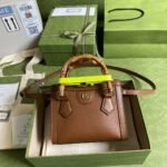 Gucci Diana Mini Tote Bag Brown 655661-17QDT-2582 - Image 4