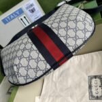 Gucci Ophidia GG Small Shoulder Bag Beige And Blue 598125 2ZGMN 4076 - Image 5
