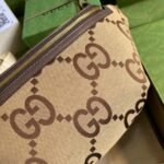 Gucci Jumbo GG Belt Bag Camel And Ebony Jumbo 696031 UKMDG 2570 - Image 11