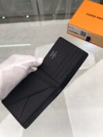 Louis Vuitton Multiple Wallet Monogram Eclipse For Men, Men's Wallet 4.5in/11.5cm LV M61695 - Image 4