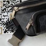 Gucci Belt Bag With Interlocking G Black GG Supreme Canvas 682933 92THN 1000 - Image 4