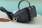 Louis Vuitton Nano Speedy Top Handle Bag 6.3in/ 16cm Black/ Beige Monogram Empreinte Gold Hardware For Women - Image 6