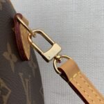 Louis Vuitton Nano Speedy Top Handle Bag 6.3in/ 16cm Brown Monogram Canvas Gold Hardware For Women M81085 - Image 10