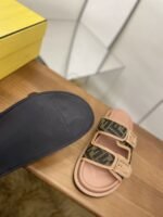 Fendi Feel Slides Dark Pink For Women - Image 2
