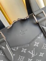 Louis Vuitton Briefcase Explorer Monogram Eclipse Canvas For Men, Men's Bags, Shoulder And Crossbody Bags 15.4in/39cm LV M40566 - Image 4