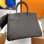 Hermes Birkin 30 Togo Dark Grey Bag Silver Hardware For Women, Women’s Handbags 11.8in/30cm - Image 4