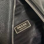 Prada Crossbody Bag 12.6in/ 32cm Black Silver Hardware For Women 2VZ098_2BBE_F0002_V_OLO - Image 5
