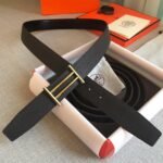Hermes Rider Belt Buckle & Reversible Black For Women, Women Belt