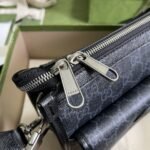 Gucci Messenger Bag With Interlocking G Black Supreme Canvas 674164 92THN 1000 - Image 4