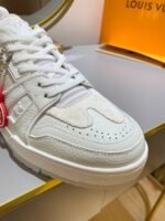 Louis Vuitton Trainer Sneaker White Virgil Abloh For Men LV - Image 3