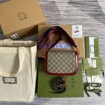 Gucci Horsebit 1955 GG Mini Bag Red - Image 2